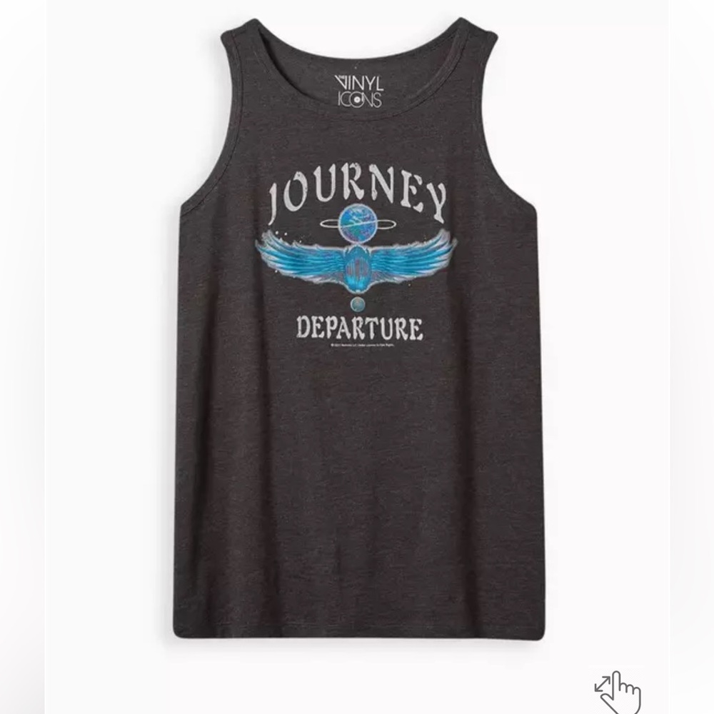 Torrid Classic Fit Crew Tank - Cotton Journey Grey